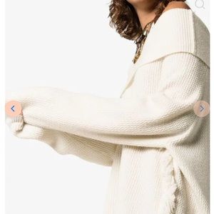 Authentic! Stella McCartney Off the shoulder fringe sweater